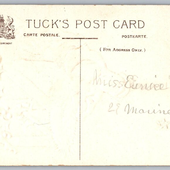 Antique Tuck's & Others Post Card Christmas Lot of 4 (A 1030) - Picture 8 of 8